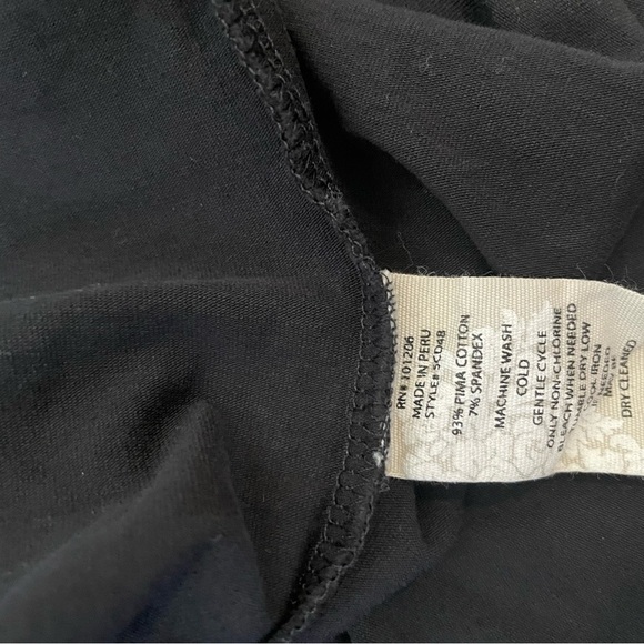 Soft Surroundings Black Long Sleeve Top Size 1X - Picture 4 of 4
